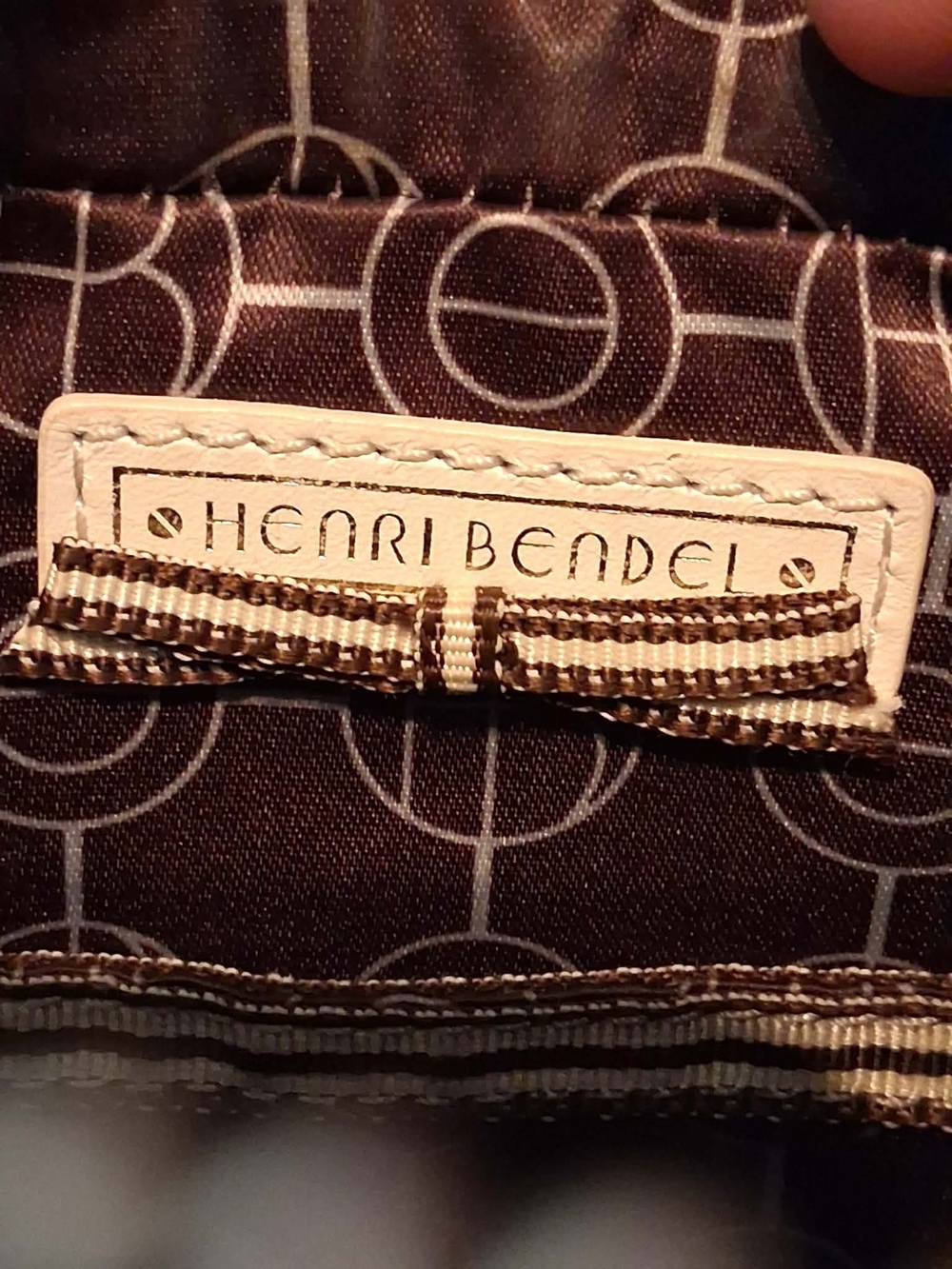 Henri Bendel West 57th Saffiano Leather Crossbody Bag - Picture 10 of 10